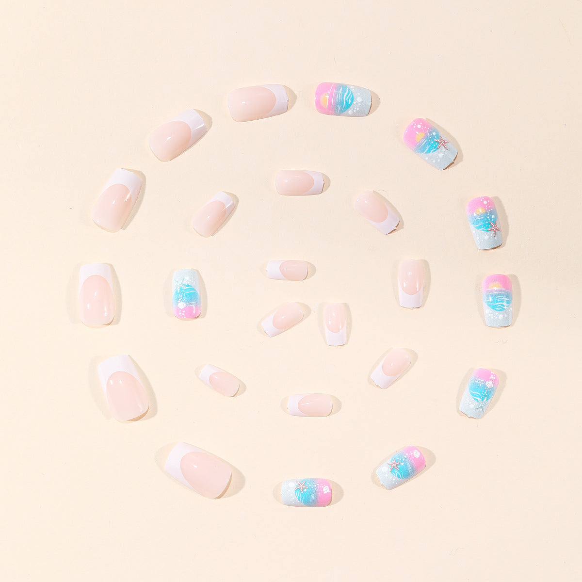 Küsteninspiriertes Nail Art Set Brehn