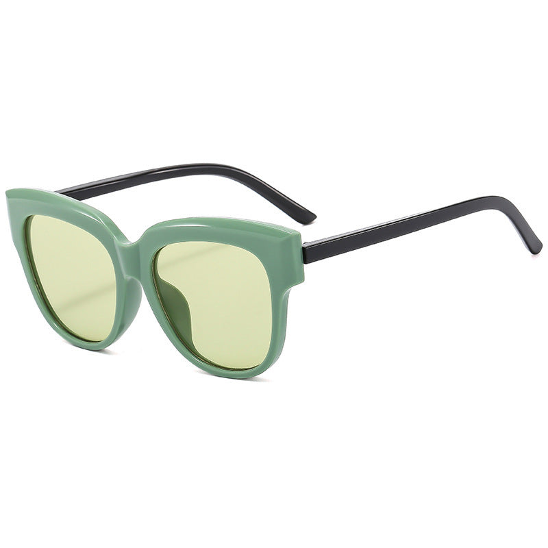 Damen Modische Cat-Eye Sonnenbrille mit trendigem Kunststoffrahmen Brehn