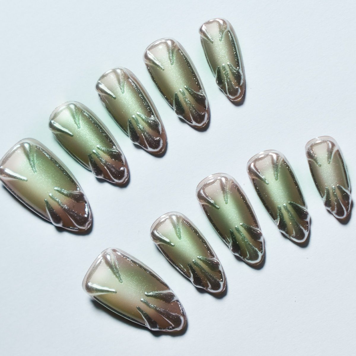 Metallic Künstlerische Nagel Verbesserungen Brehn