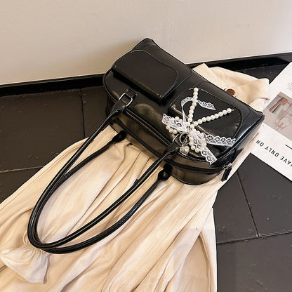Elegant Verzierten Handgefertigten Schultertasche