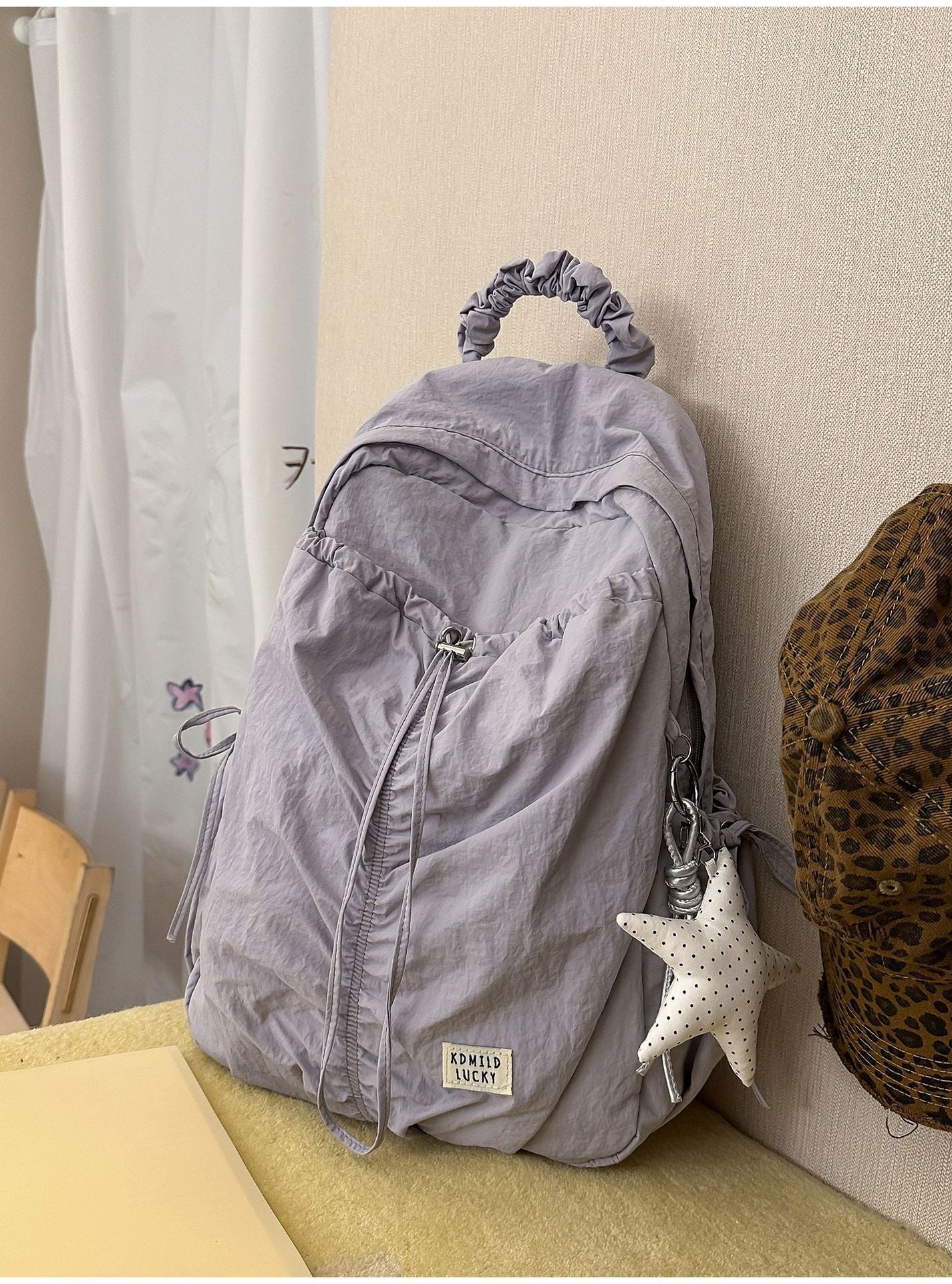 Lässiger Kordelzug-Rucksack