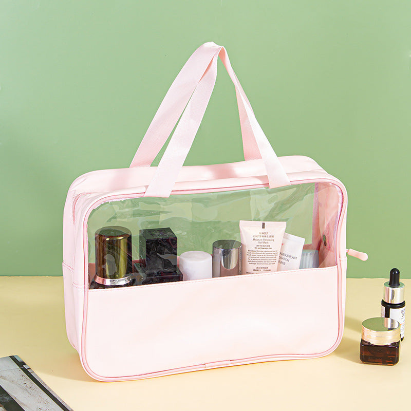 Kosmetiktasche mit Durchsichtigen Fächern Brehn