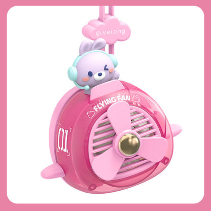 Unisex Tragbarer Mini-Ventilator mit süßem Tierdesign Brehn