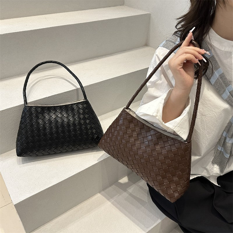 WoWoven Leder Handtasche Brehn
