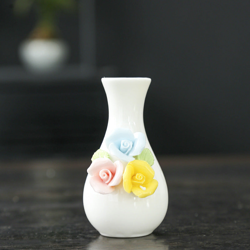 Elegante Florale Keramische Vase Brehn