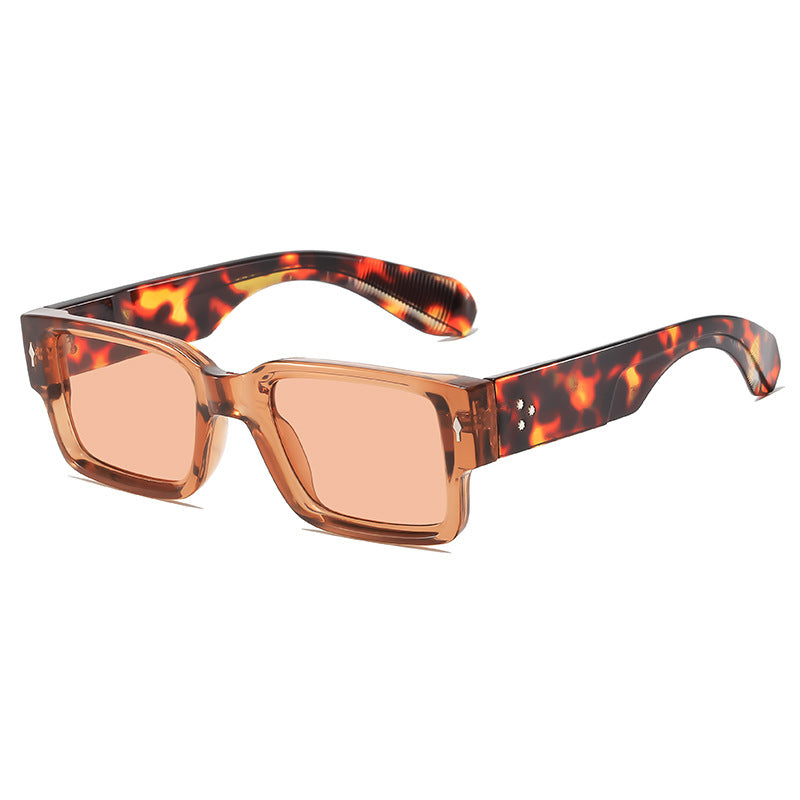 Moderne Minimalistische Quadratische Sonnenbrille Brehn