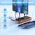 Powerbank mit Solarladefunktion und Integrierter LED-Lampe Brehn