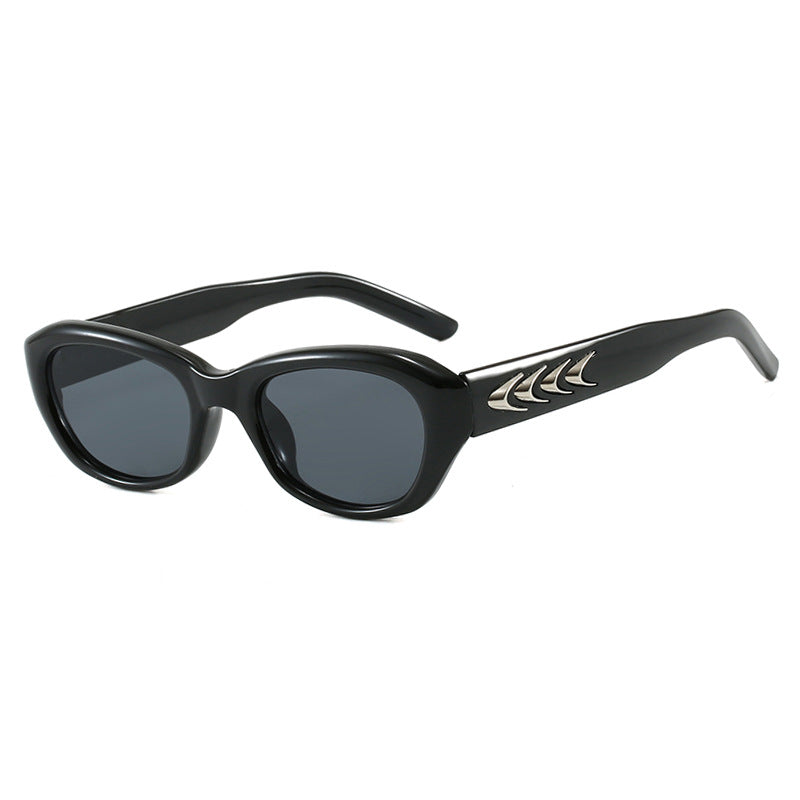 Damen modische Sonnenbrille mit sculpturalen Akzenten Brehn