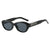 Damen modische Sonnenbrille mit sculpturalen Akzenten Brehn