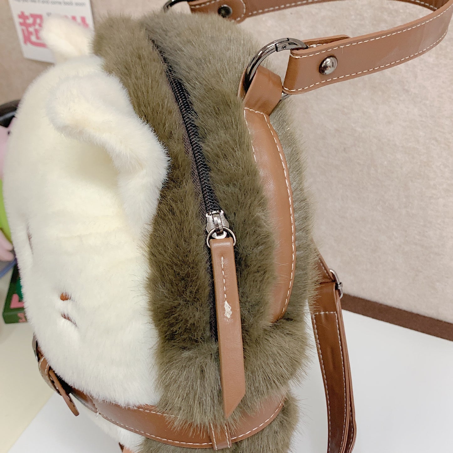 Plüsch-Kinderrucksack mit Niedlichem Katzenmotiv Brehn