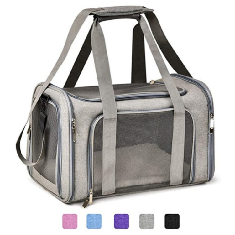 Haustier-Tragetasche mit Atmungsaktivem Mesh und Sicherem Ventilationssystem Brehn