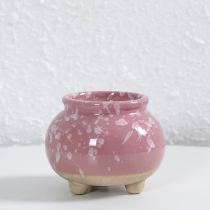 Zeitgenössische Kurvenkeramische Vase Brehn