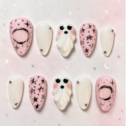 Kreatives Halloween Kunstnagelset mit Gruselmotiven Brehn
