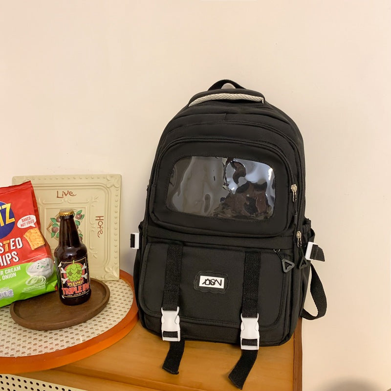 Multifunktionaler transparenter Schulrucksack