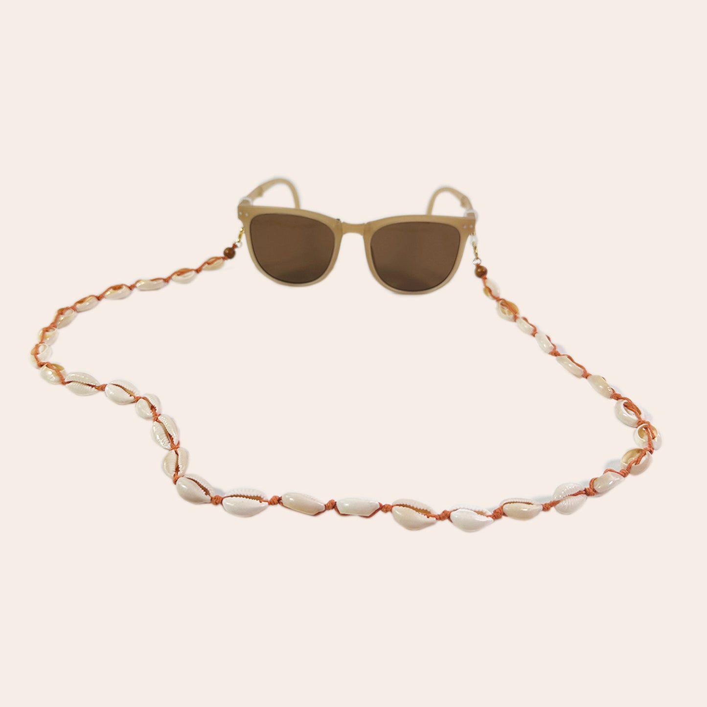 Coastal Shell Brillen Kette Brehn