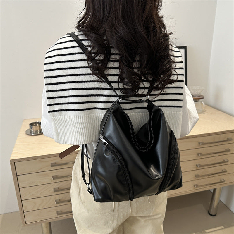 Chic Kunstleder Hobo Tasche Brehn