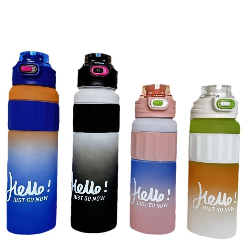 Damen vielseitige Trinkflasche mit innovativem Klappdeckel Brehn