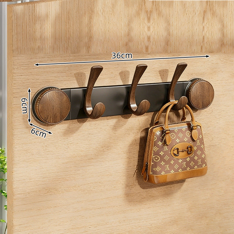 Stilvolles Wandmontiertes Jacken- und Taschenhakenregal Brehn
