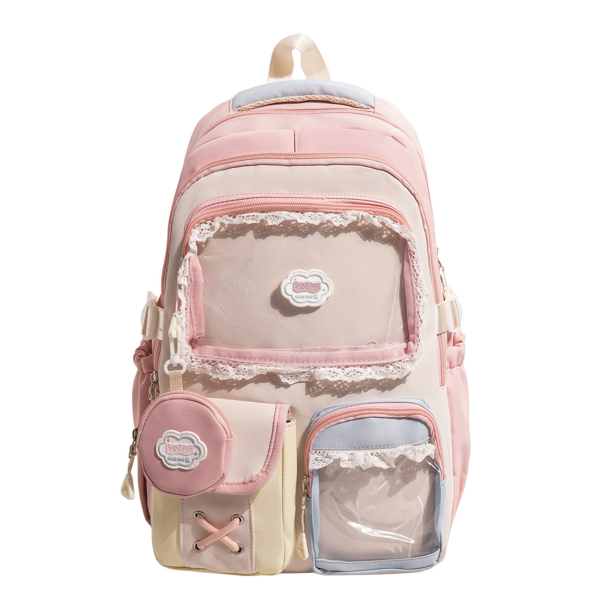 Süßer multifunktionaler College-Rucksack Brehn