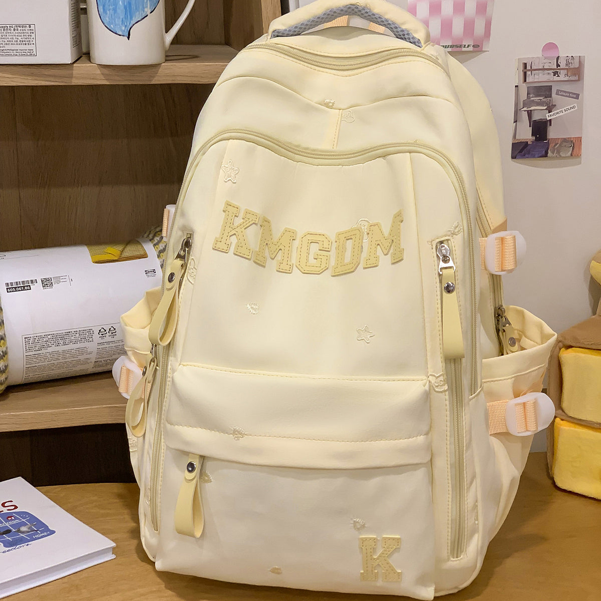 Stylische bestickte Rucksack Brehn 1791205224