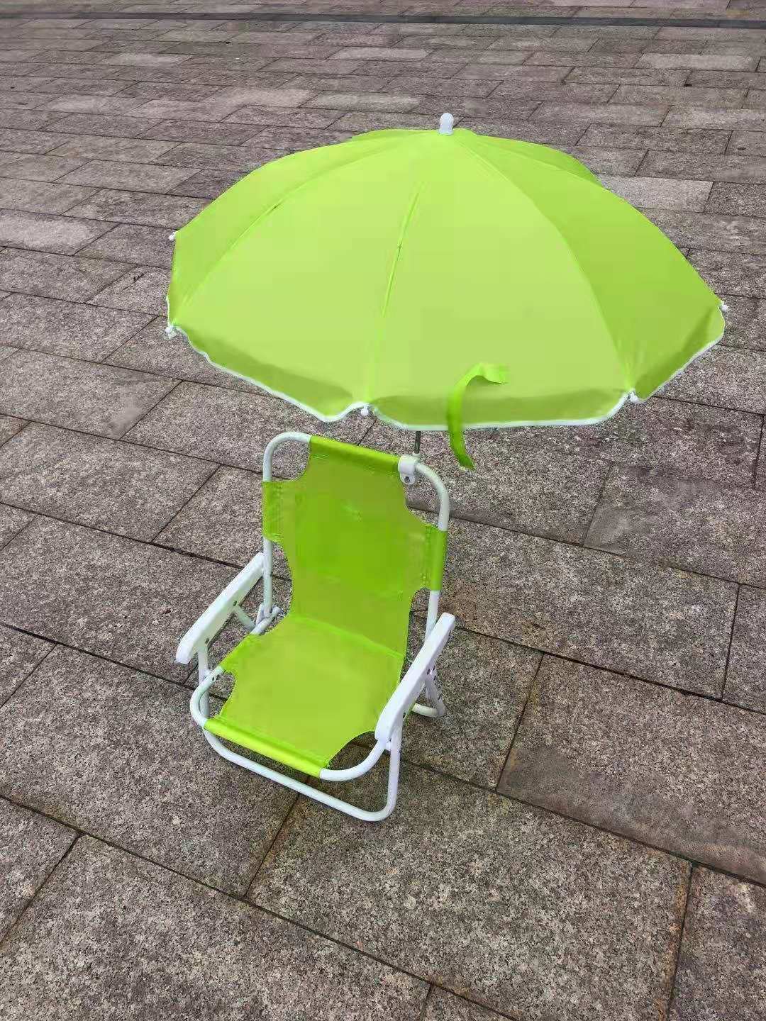 Strandliege mit Sonnenschirm Brehn