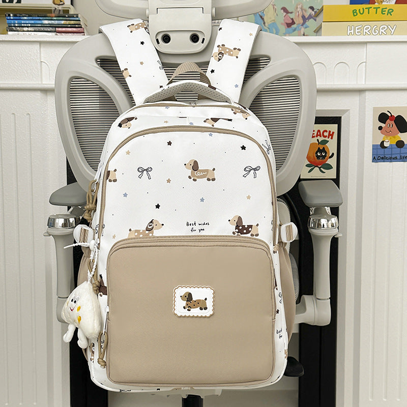 Verspielt Hunden-Themen Rucksack