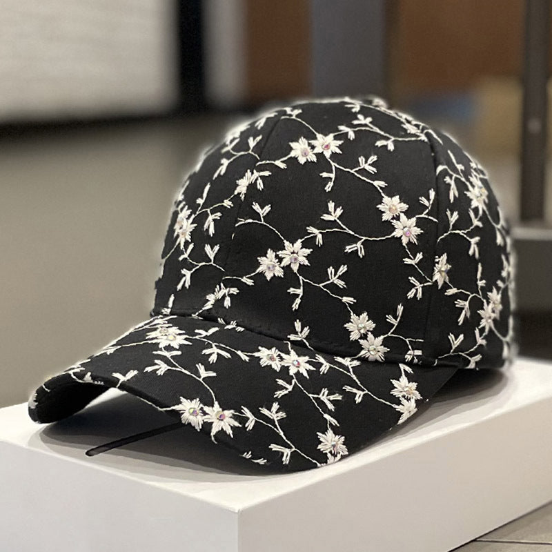Damen Bestickte Baseballmütze mit Strassdetails Brehn