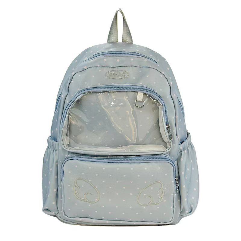 Transparenter Fronttaschen-Rucksack Brehn
