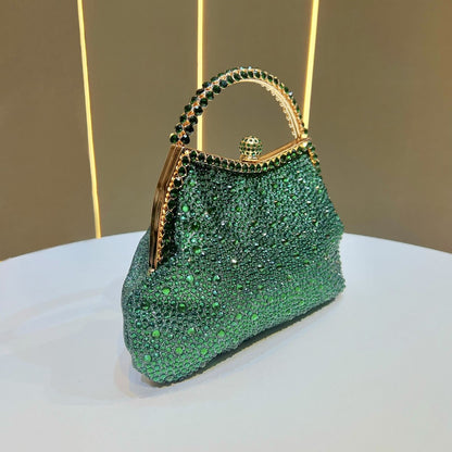 Exquisite Strass-besetzte Abendhandtasche