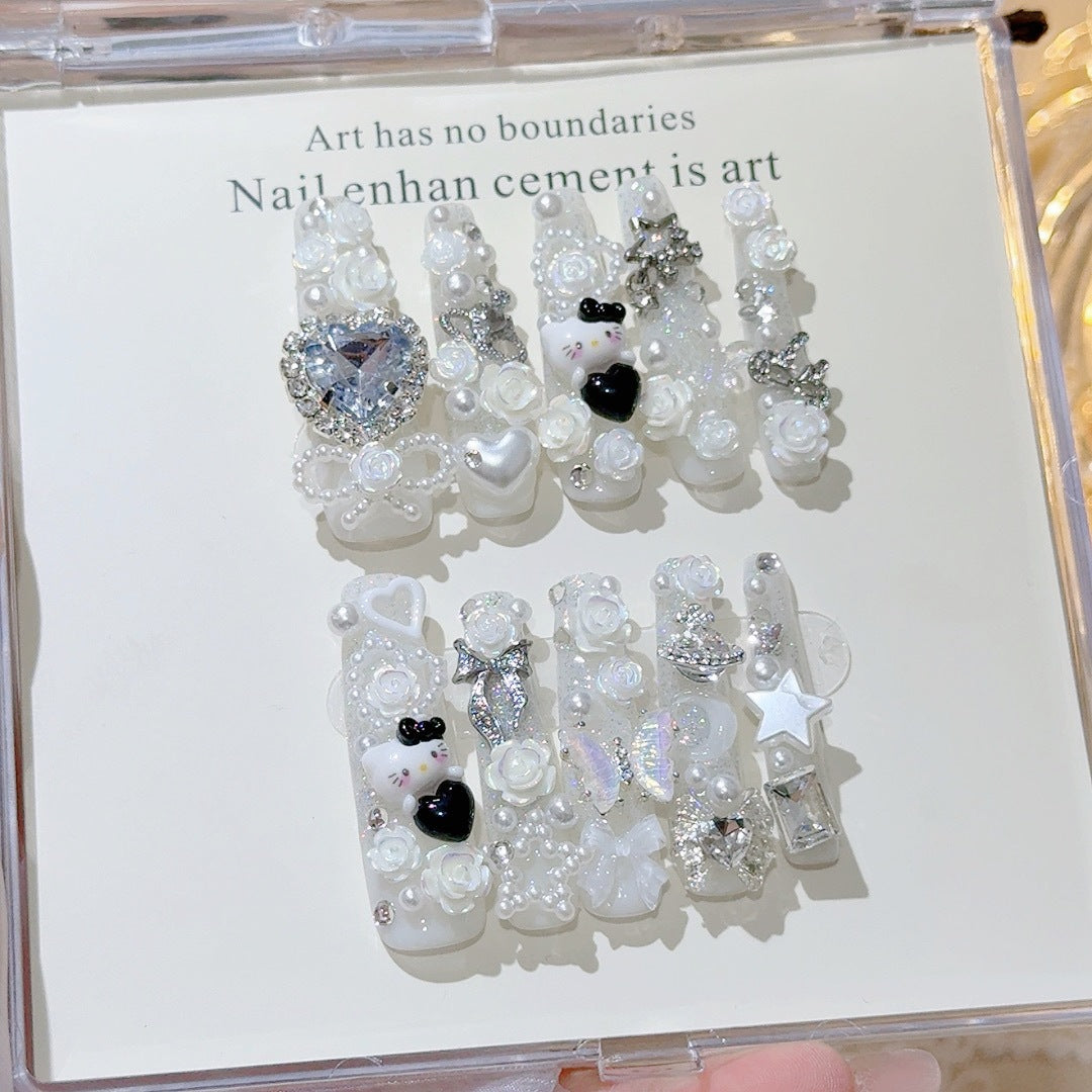 Dekoratives 3D Nagelkunst Set