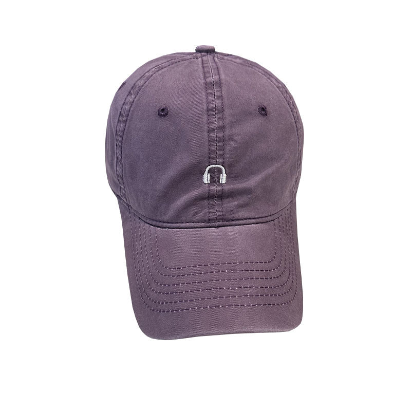 Unisex Baumwoll-Twill-Cap mit einzigartigem Musikemblem Brehn