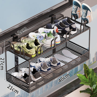 Verstellbarer Schuh-Organizer für die Tür Brehn