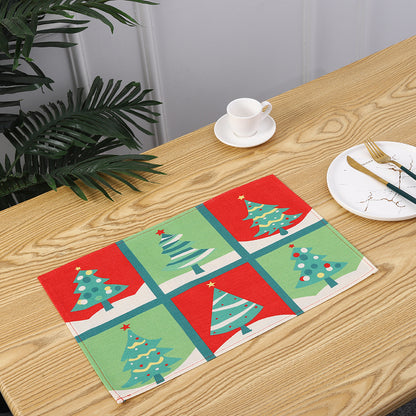 Weihnachtsplatzdeckchen mit festlichem Santa-Motiv Brehn
