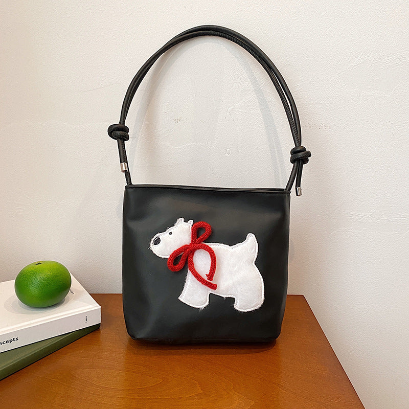 WoCute Teddy Bear Patch Handtasche Brehn