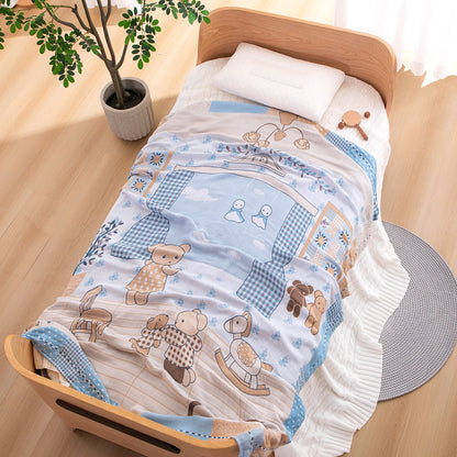 Damen Tagesdecke mit fröhlichem Tiermotiv Brehn