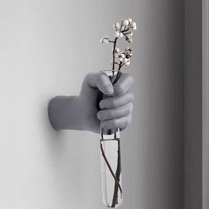 Künstlerischer Wandmontierter Blumenhalter
