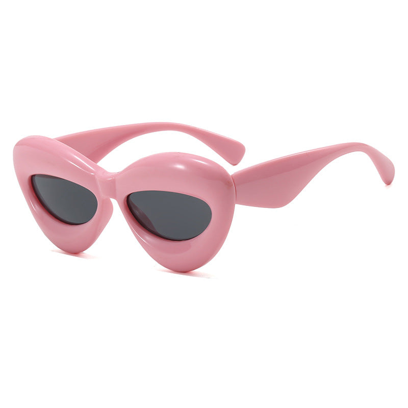 Damen Cat-Eye Sonnenbrille mit innovativem Kunststoffrahmen Brehn