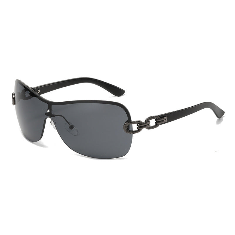 Unisex Chic Shield Sonnenbrille Brehn