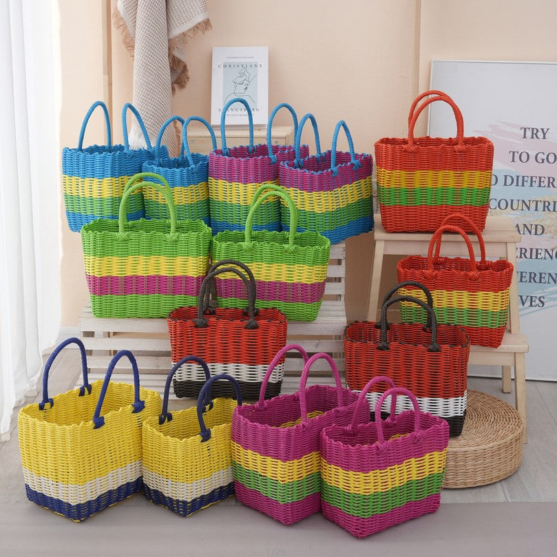 Handgefertigte Korbtasche mit Stylischem Design Brehn