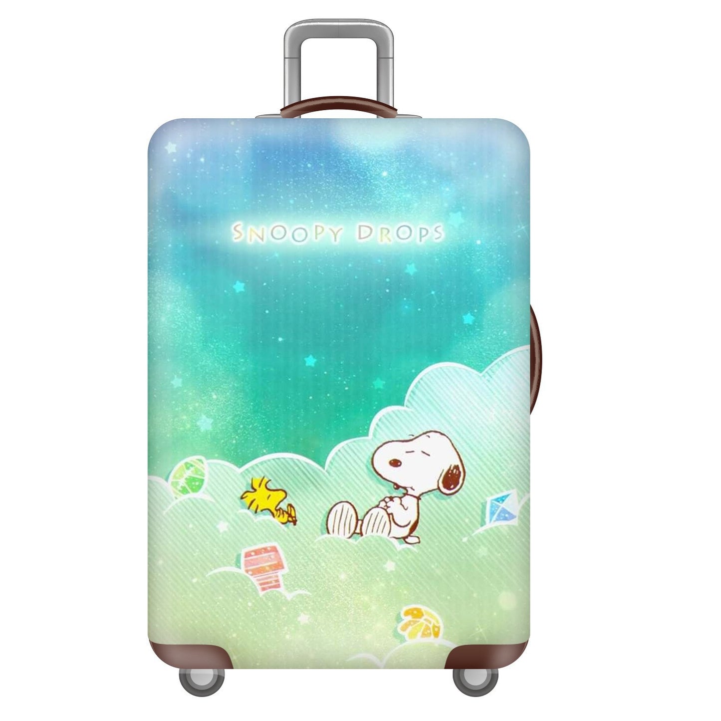 Unisex Hartschalenreisekoffer mit verspieltem Snoopy-Motiv Brehn