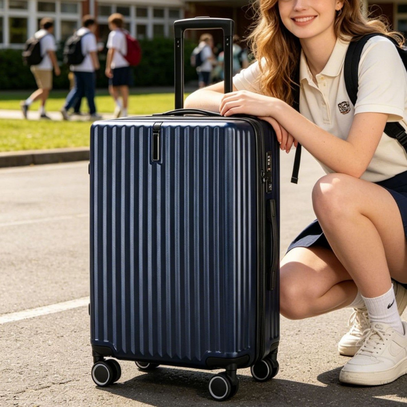 Unisex Hartschalen Spinner Trolley Koffer Brehn