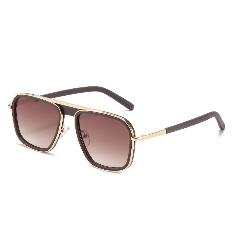 Damen Modische Sonnenbrille mit luxuriösem Metallrahmen und breitem UV-Schutz Brehn