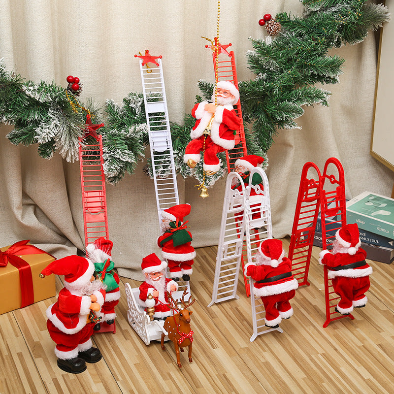 Lustige Weihnachtsmann Deko Figur Brehn