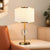 Elegante Kristall Akzent Tischlampe