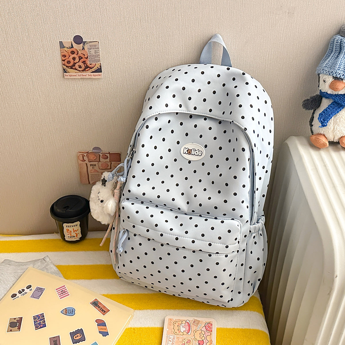 Stilvolle Punktmuster Leichte Rucksack Brehn
