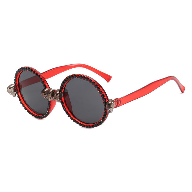 Damen Extravagante runde Sonnenbrille Brehn