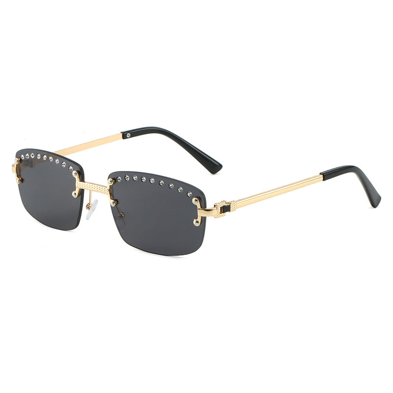 Damen elegante Sonnenbrille mit funkelnden Kristallakzenten Brehn