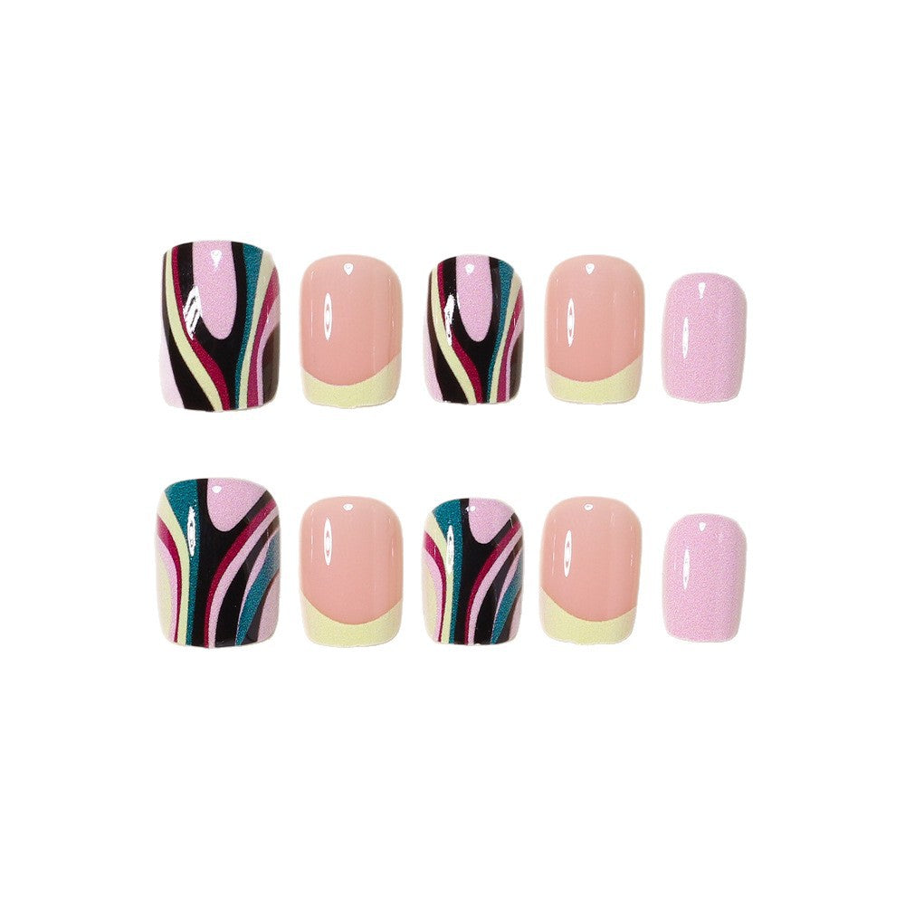 Künstlerisches französisches Nageldesign Brehn