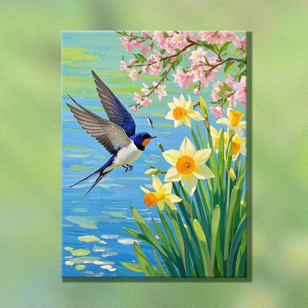 Natur-inspirierte dekorative Leinwandkunst Brehn