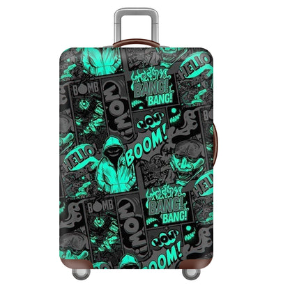 Hartschalen-Trolley Unisex – Polycarbonat-Außenschale, Drehrollen, Teleskopgriff, Autoemblem-Motiv